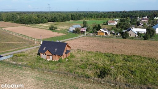 Drewniany dom z bali / 130 m2/ Pustków