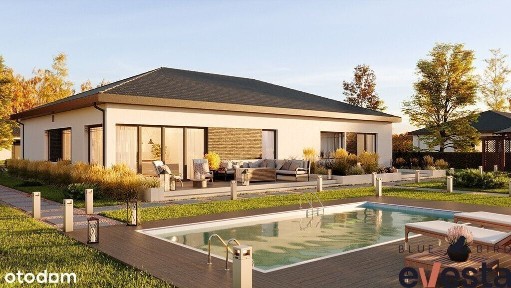 Nowoczesny dom wolnostojący w otoczeniu natury