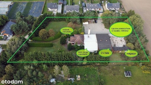 Dom z kompleksem biurowo-magazynowym