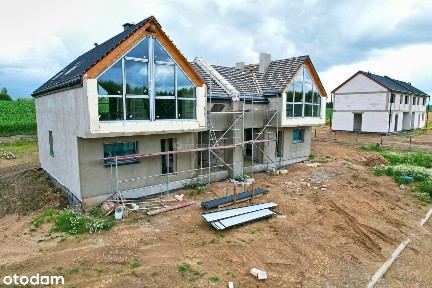 Nowoczesny bliźniak z garażem Sedranki, Olecko