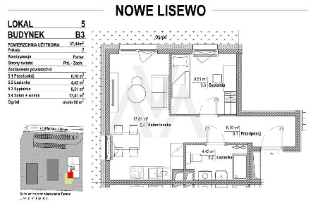 Nowe mieszkanie w Lisewie