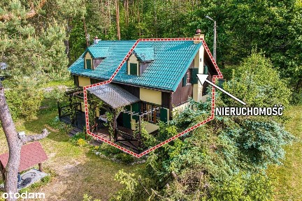 Dom całoroczny dwulokalowy przy lesie Struga