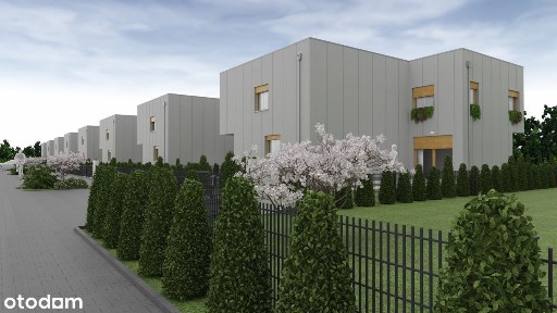 dom z ogrodem w zabudowie bliźniaczej