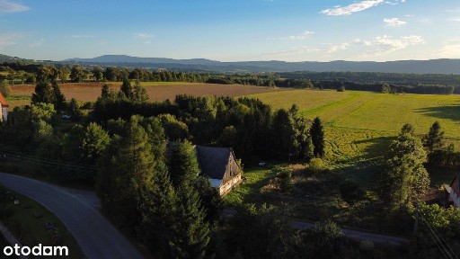 Działka budowlana 6900 m² z zabudową - Goworów (Masyw Śnieżnika)