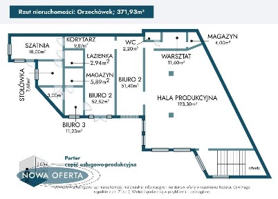 600m2 Hala Produkcyjna Z Przestrzenią Biurową