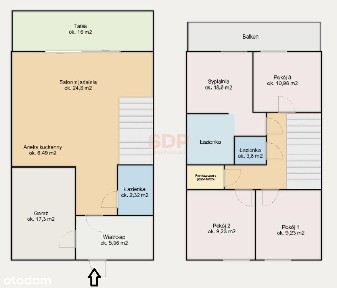 Dom w zabudowie bliźniaczej w spokojnej okolicy