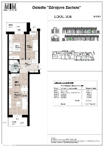 Osiedle Zdrojove Zacisze Busko-Zdrój | Mieszkanie AM31 - 54,88 m2