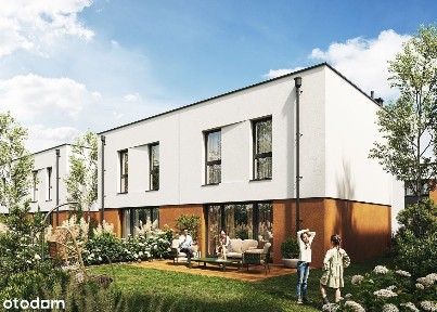 Bliźniak z dużym ogrodem |#Osada Forestia Zawada |73,45 m² |4 pokoje