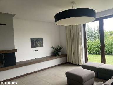 Nowoczesny parterowy dom na dużej działce