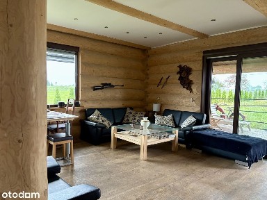 Dom z bali świerkowych | w cenie mieszkania | okazja