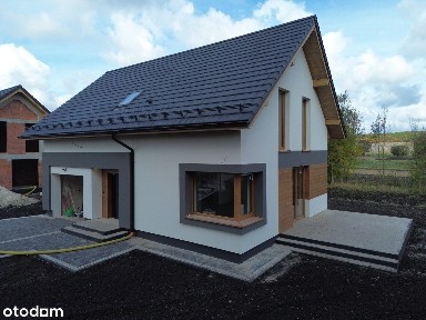 Nowy dom ( 2025 r ) wolnostojący 154 m2 działka 7,7 ara, 5200 zł/m2