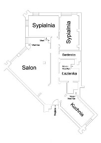 Przestronne mieszkanie w zielonej okolicy.