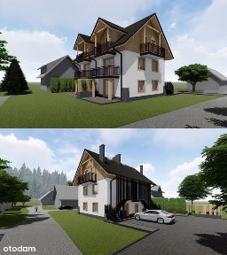Inwestycja/ dom/ 4 apartamenty/ Pieniny/Szlachtowa