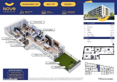 Nove Dobczyce | mieszkanie 3-pok. | 29