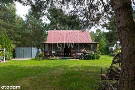 Zielona działka z domkiem,Głuchów, Mpzp -Mn, media