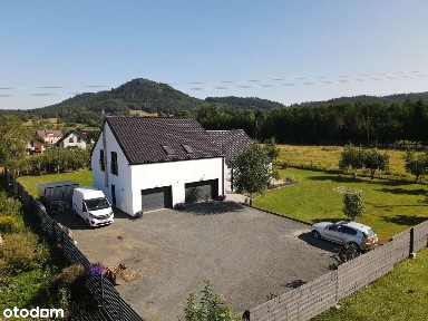 Nowoczesny dom typu stodoła 280m2 z garażem 2-stan. - Karpniki