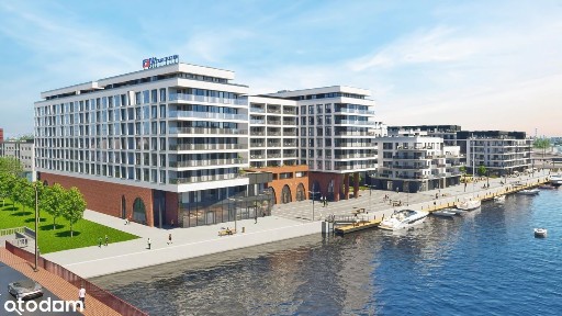 Nowoczesna kawalerka z widokiem na piękny ogród, centrum