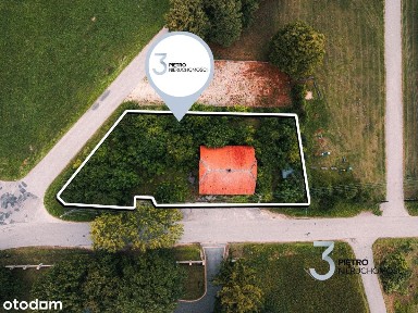 Możliwość adaptacji poddasza, duża działka!