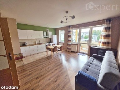 Duża kawalerka z balkonem na 1 piętrze