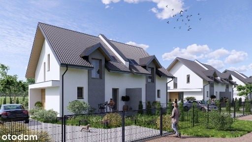 Nowy dom 100m2 stan deweloperski gaz, rekuperator