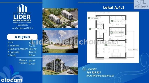 Nowe apartamenty w Łasku stan deweloperski