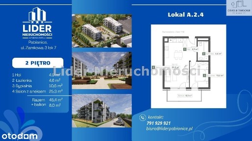 Nowe apartamenty w Łasku stan deweloperski