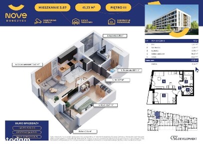 Nove Dobczyce | mieszkanie 2-pok. | 28