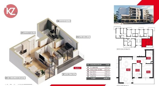 Mieszkanie na sprzedaż, Piła, 3 pokoje