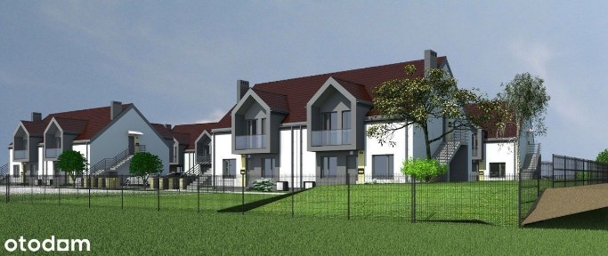 Nowe mieszkanie z niezależnym wejściem |3 pokoje |2 balkony |ogródek