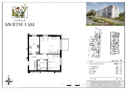Osiedle Kwietne Łąki | mieszkanie 2-pok. | 16