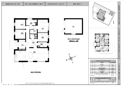 Parterowy Dom + Garaż o łącznej pow. 169,71m2