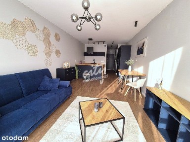 Nowa kawalerka z m. postojowym i małym ogródkiem