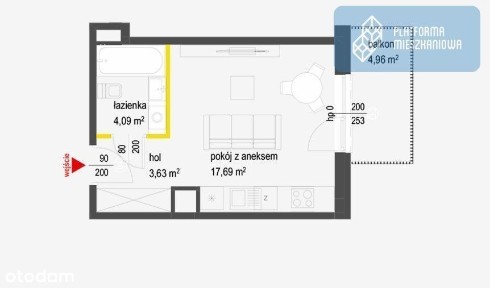 Kawalerka + Ogród 22m2 | ostatnie | Wkd