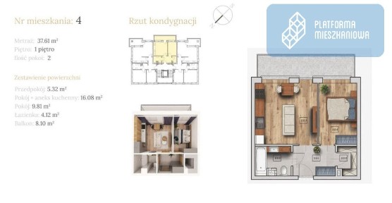 Bez prowizji! - 2 pokoje, mniej niż 500 tys