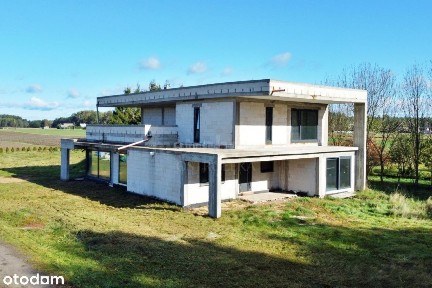 Nowoczesny dom w stanie surowym zamkniętym Wach