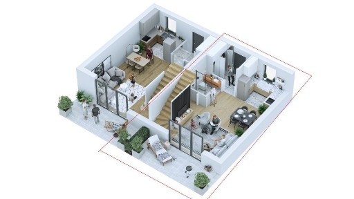 Nowe domy 80m2 w zabudowie bliźniaczej na Zatorzu i na Rypińskiej