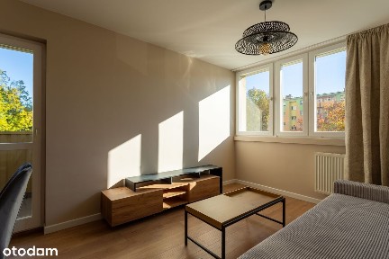 Dwupokojowe mieszkanie z balkonem w centrum miasta