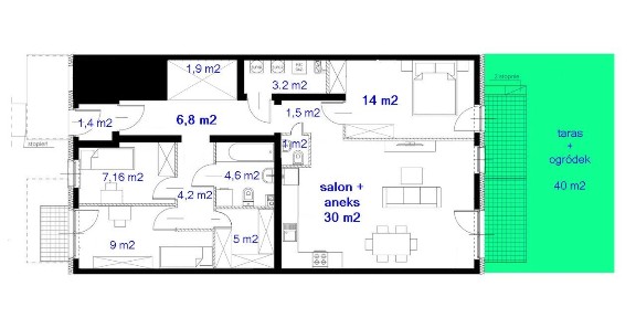 GOTOWE - SALON 30 m - Tereny Zielone + 2 szkoły - Blisko centrum