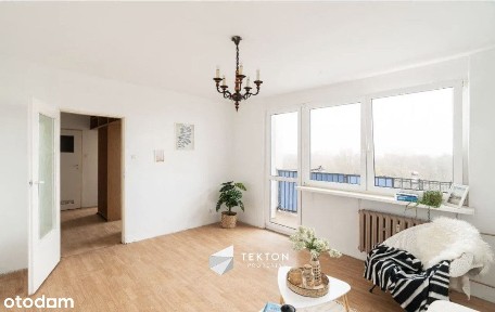 Jasne 2-pok z balkonem i oknem w kuchni |os.Debina