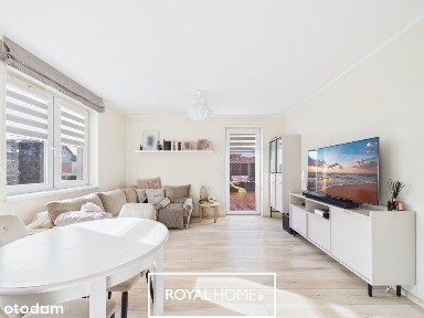 3 pok. z balkonem oraz tarasem, Warzymice !