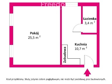 Mieszkanie 39,6 m² w kamienicy - do remontu!