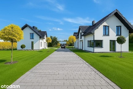 Bliźniak w stanie deweloperskim z Pompą Ciepła