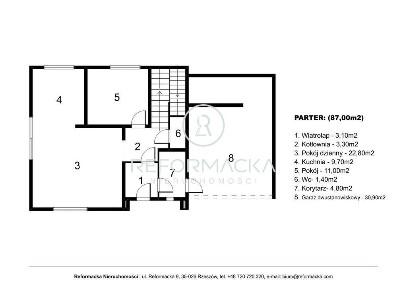 Dom pod lasem, stawy, garaż 2-stanowiskowy.