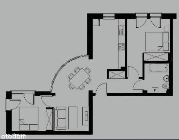 Dwie sypialnie na Zabłociu