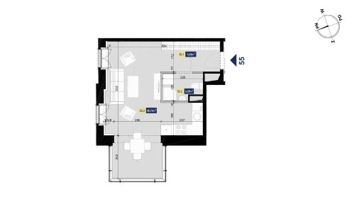 Apartamenty Złota - kawalerka z potencjałem