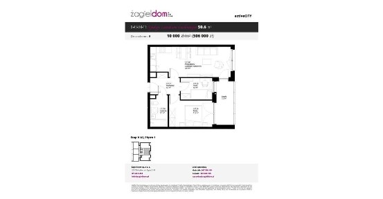 Active City etap V | mieszkanie 3-pok. | A3111