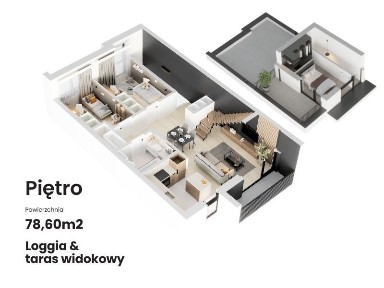 Apartamenty z Panoramą Gór ! Sypialnia z Tarasem Widokowym !