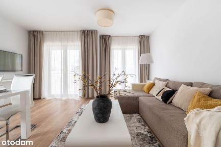 Trzypokojowy apartament z narożnym balkonem