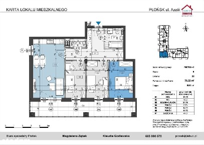 Osiedle przy Azalii | mieszkanie 4-pok. | B22