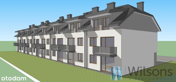 Gotowy Parter 3 pokoje 56m2. Ogród 61m2,Parking x2